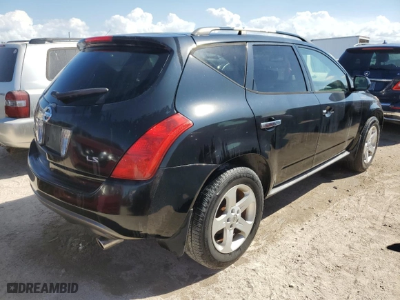 2003 Nissan Murano SL with VIN JN8AZ08T33W109356, listed as a Copart auction lot 77529424 with 0 mi miles and Non Repairable. Bid and sale history available at carsss.com. Image 3.