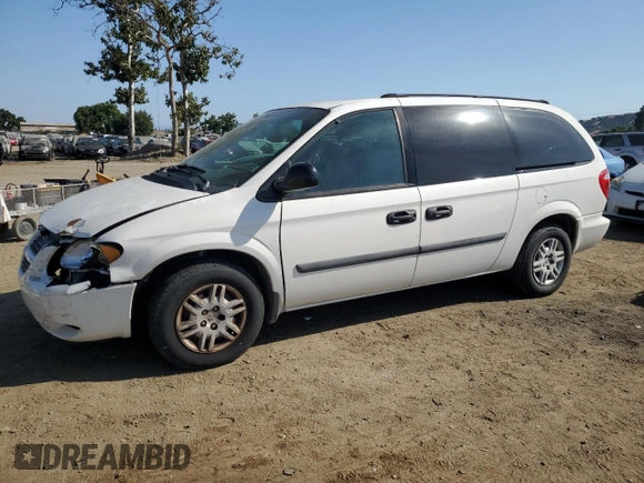 2005 Dodge Caravan SE with VIN 1D4GP24R25B191871, listed as a Copart auction lot 59372975 with 73,434 mi miles and Salvage title. Bid and sale history available at DreamBid. Image 1.