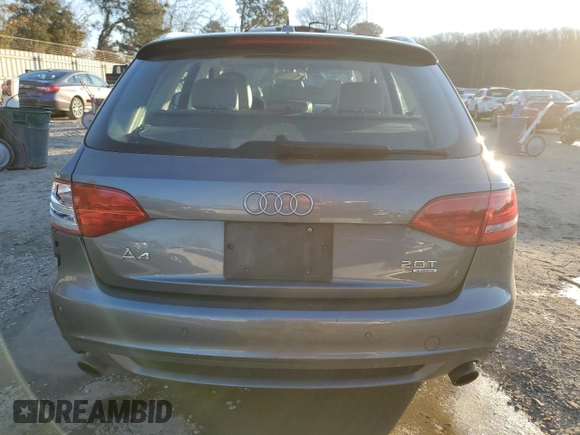 2012 Audi A4 2.0T Premium Plus with VIN WAUWFAFLXCA114521, listed as a Copart auction lot 87716815 with 72,152 mi miles and Salvage Title. Bid and sale history available at carsss.com. Image 6.