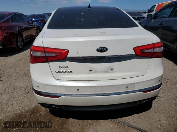 2015 Kia Cadenza Premium with VIN KNALN4D76F5195351, listed as a Copart auction lot 72582884 with 154,080 mi miles and Salvage Title. Bid and sale history available at carsss.com. Image 6.