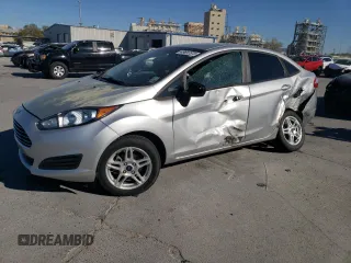 2018 Ford Fiesta SE with VIN 3FADP4BJ0JM108455, listed as a Copart auction lot 49697875 with 77,238 mi miles and Salvage Title. Bid and sale history available at carsss.com. Image 1.