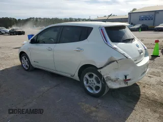 2012 Nissan LEAF SL with VIN JN1AZ0CP9CT020398, listed as a Copart auction lot 50673605 with 61,038 mi miles and Salvage Title. Bid and sale history available at carsss.com. Image 2.