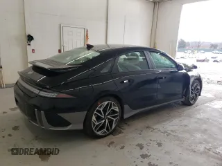 2023 Hyundai IONIQ 6 SEL with VIN KMHM34AAXPA035376, listed as a Copart auction lot 45840605 with 21,088 mi miles and Salvage Title. Bid and sale history available at carsss.com. Image 3.
