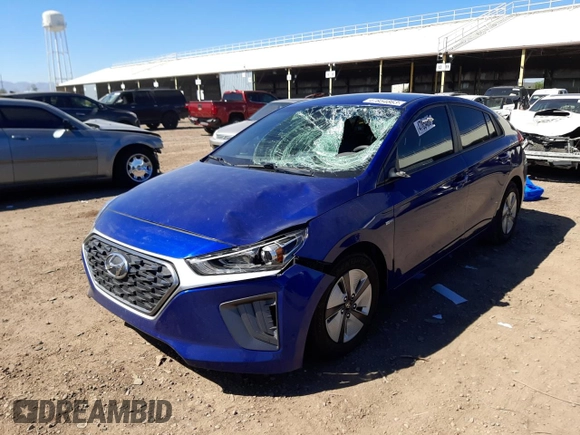 2020 Hyundai Ioniq Blue z VIN KMHC65LC9LU228294, wystawiony jako Copart lot #47854863 z przebiegiem 100 499 mil mil oraz Szkoda całkowita • Salvage title. Historia ofert i sprzedaży dostępna na DreamBid. Obrazek 1.