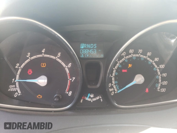 2017 Ford Fiesta Titanium with VIN 3FADP4FJ1HM143817, listed as a Copart auction lot 72231594 with 88,453 mi miles and Salvage Title. Bid and sale history available at DreamBid. Image 9.