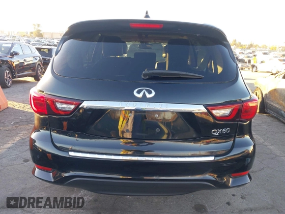 2020 Infiniti QX60 Pure with VIN 5N1DL0MNXLC505914, listed as a IAAI auction lot 41336979 with 53,813 mi miles and . Bid and sale history available at DreamBid. Image 16.