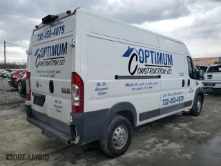 2017 Ram ProMaster Cargo Van with VIN 3C6TRVDG7HE539748, listed as a Copart auction lot 50065105 with 75,054 mi miles and Salvage Title. Bid and sale history available at carsss.com. Image 3.