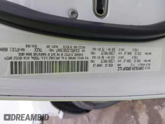 2013 Ram 2500 Tradesman с VIN 3C6UR5CL5DG615047, выставлен на аукционе IAAI как лот 42379845 с пробегом 132 528 миль миль и . История ставок и продаж доступна на DreamBid. Изображение 9.