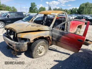 2001 Dodge Ram 2500 with VIN 3B7KF26Z21M507358, listed as a Copart auction lot 58105354 with 0 mi miles and Non Repairable. Bid and sale history available at carsss.com. Image 1.