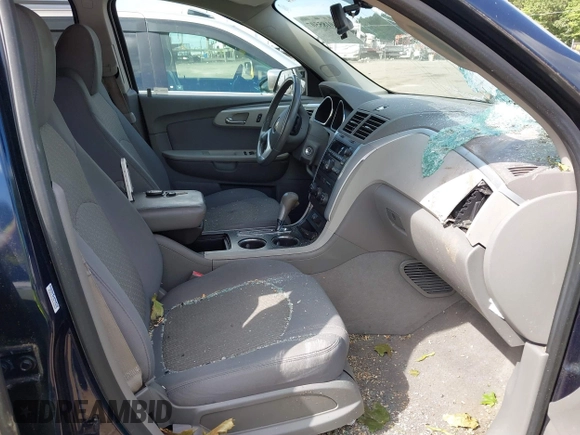 2012 Chevrolet Traverse LS with VIN 1GNKRFED2CJ210988, listed as a IAAI auction lot 40185507 with 134,113 mi miles and . Bid and sale history available at DreamBid. Image 5.