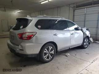 2020 Nissan Pathfinder S with VIN 5N1DR2AN0LC629690, listed as a Copart auction lot 89143465 with 49,442 mi miles and Salvage Title. Bid and sale history available at carsss.com. Image 3.