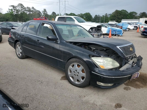 2004 Lexus LS 430 with VIN JTHBN36F940170241, listed as a Copart auction lot 54101155 with 264,471 mi miles and Clean Title. Bid and sale history available at carsss.com. Image 4.