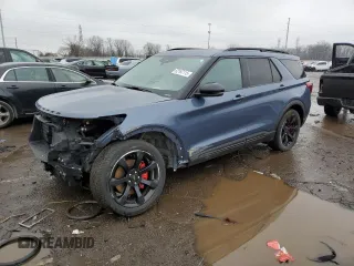 2021 Ford Explorer ST z VIN 1FM5K8GC2MGB30823, wystawiony jako Copart lot #52187115 z przebiegiem 44 907 mil mil oraz Szkoda całkowita • Salvage title. Historia ofert i sprzedaży dostępna na DreamBid. Obrazek 1.