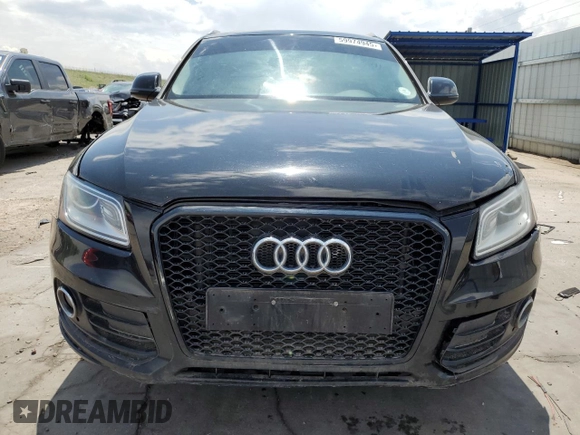 2013 Audi Q5 Premium Plus with VIN WA1LFAFP7DA091851, listed as a Copart auction lot 59974945 with 127,335 mi miles and Salvage title. Bid and sale history available at DreamBid. Image 5.