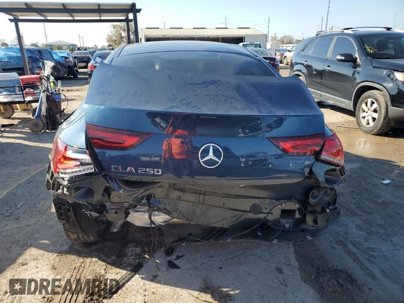 2020 Mercedes-Benz CLA 250 with VIN W1K5J4GB2LN108621, listed as a Copart auction lot 44345814 with 42,947 mi miles and . Bid and sale history available at DreamBid. Image 6.