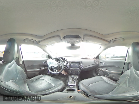 2018 Jeep Compass Limited with VIN 3C4NJDCB5JT104687, listed as a Copart auction lot 54964015 with 85,435 mi miles and Salvage title. Bid and sale history available at DreamBid. Image 15.