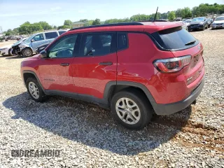 2018 Jeep Compass Sport z VIN 3C4NJDAB6JT101655, wystawiony jako Copart lot #55468205 z przebiegiem 125 766 mil mil oraz Szkoda całkowita • Salvage title. Historia ofert i sprzedaży dostępna na DreamBid. Obrazek 2.
