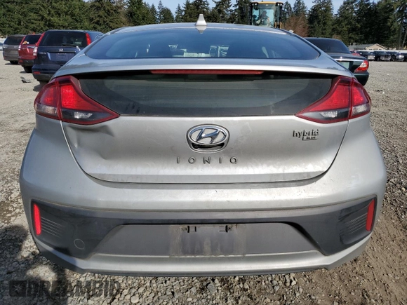 2022 Hyundai Ioniq Blue with VIN KMHC65LC5NU268231, listed as a Copart auction lot 51711085 with 186,180 mi miles and Salvage title. Bid and sale history available at DreamBid. Image 6.