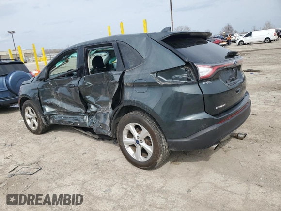 2015 Ford Edge SE with VIN 2FMTK3G92FBC32180, listed as a Copart auction lot 51629025 with Not provided miles and Non repairable. Bid and sale history available at DreamBid. Image 2.