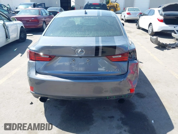 2014 Lexus IS 250 with VIN JTHBF1D27E5021235, listed as a IAAI auction lot 42047503 with 223,521 mi miles and . Bid and sale history available at DreamBid. Image 16.