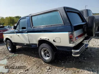 1991 Ford Bronco XL with VIN 1FMEU15N3MLA66613, listed as a Copart auction lot 70468054 with 49,743 mi miles and Non Repairable. Bid and sale history available at carsss.com. Image 2.