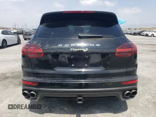2017 Porsche Cayenne S E-Hybrid with VIN WP1AE2A23HLA71302, listed as a Copart auction lot 54586635 with 102,228 mi miles and Salvage title. Bid and sale history available at DreamBid. Image 6.