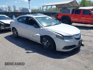 2016 Acura TLX with VIN 19UUB1F35GA000603, listed as a IAAI auction lot 41981464 with 168,783 mi miles. Bid and sale history available at carsss.com. Image 1.