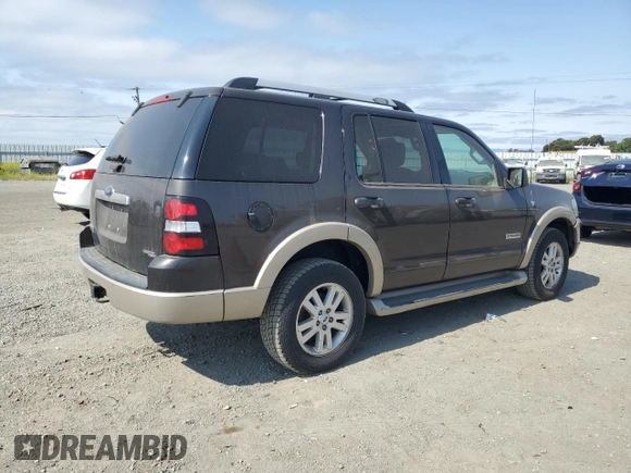 2007 Ford Explorer Eddie Bauer with VIN 1FMEU74807UB09639, listed as a Copart auction lot 59800075 with 195,294 mi miles and Salvage title. Bid and sale history available at DreamBid. Image 3.