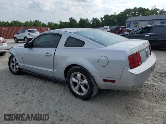 2007 Ford Mustang Deluxe with VIN 1ZVFT80N775254939, listed as a Copart auction lot 54319055 with Not Provided miles and Salvage Title. Bid and sale history available at carsss.com. Image 2.