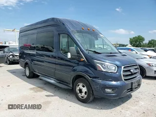 2020 Ford Transit Passenger XL with VIN 1FBVU4XG4LKB19039, listed as a Copart auction lot 60059294 with 102,994 mi miles and Salvage Title. Bid and sale history available at DreamBid. Image 11.
