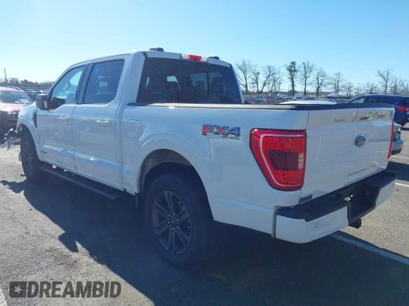2023 Ford F-150 XL with VIN 1FTFW1ED0PFA18306, listed as a IAAI auction lot 41690965 with 49,988 mi miles. Bid and sale history available at carsss.com. Image 3.