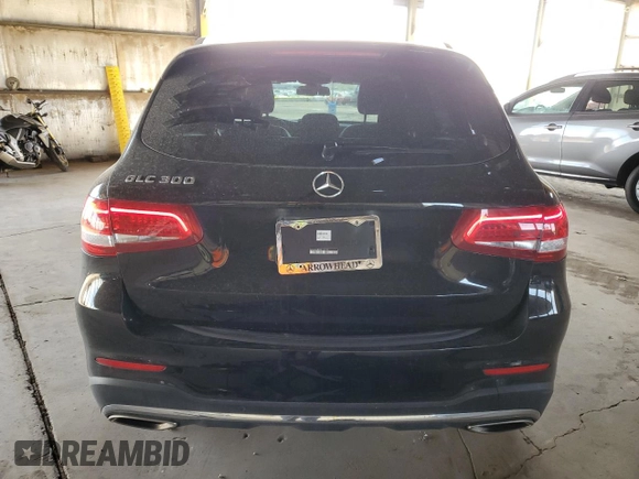 2016 Mercedes-Benz GLC with VIN WDC0G4JBXGF111112, listed as a Copart auction lot 51819175 with 156,288 mi miles and Salvage Title. Bid and sale history available at carsss.com. Image 6.