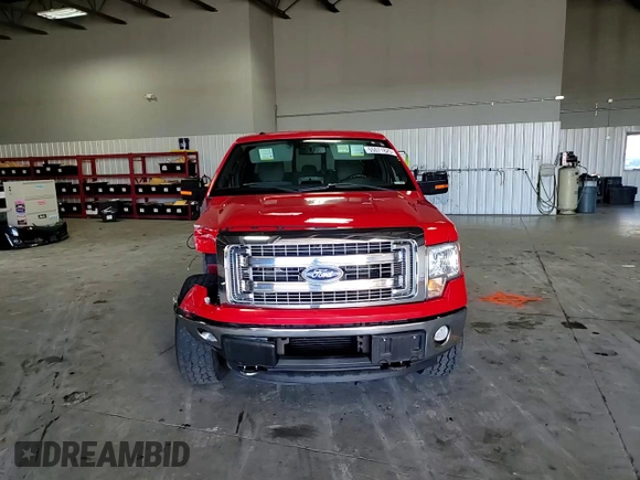 2013 Ford F-150 XL with VIN 1FTFW1ET6DKF10459, listed as a Copart auction lot 55071825 with 184,521 mi miles and Salvage title. Bid and sale history available at DreamBid. Image 14.