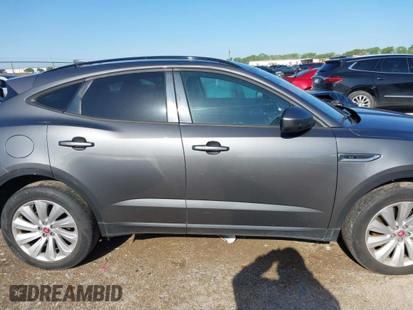 2020 Jaguar E-Pace SE with VIN SADFP2FX9L1004525, listed as a IAAI auction lot 41961714 with 42,291 mi miles and . Bid and sale history available at DreamBid. Image 13.