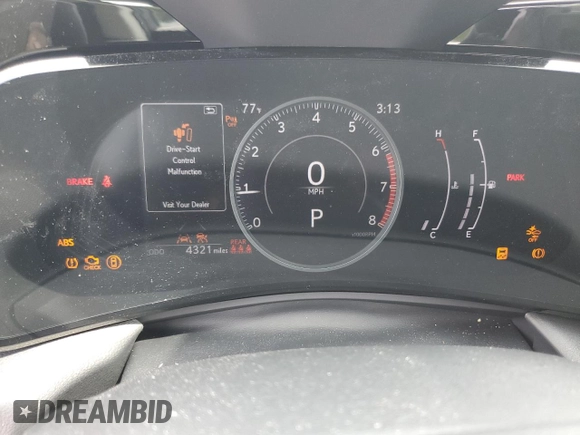 2024 Lexus NX 350 Premium with VIN 2T2GGCEZXRC052446, listed as a Copart auction lot 55400824 with 4,321 mi miles and Salvage title. Bid and sale history available at DreamBid. Image 9.