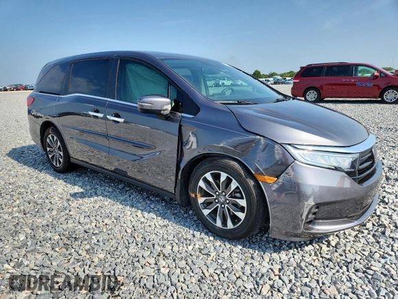 2023 Honda Odyssey EX-L с VIN 5FNRL6H61PB052646, выставлен на аукционе Copart как лот 57746825 с пробегом 19 949 миль миль и Списание • Salvage title. История ставок и продаж доступна на DreamBid. Изображение 4.