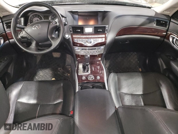 2011 Infiniti M37 with VIN JN1BY1AR8BM376710, listed as a Copart auction lot 79975754 with 64,135 mi miles and Salvage Title. Bid and sale history available at carsss.com. Image 8.