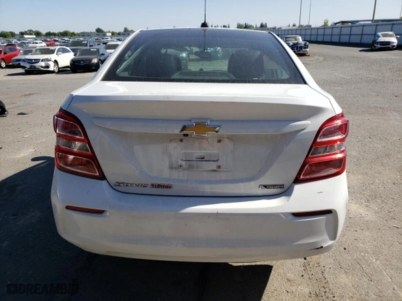 2017 Chevrolet Sonic Premier with VIN 1G1JF5SBXH4130914, listed as a Copart auction lot 53718615 with 88,519 mi miles and Salvage Title. Bid and sale history available at carsss.com. Image 6.