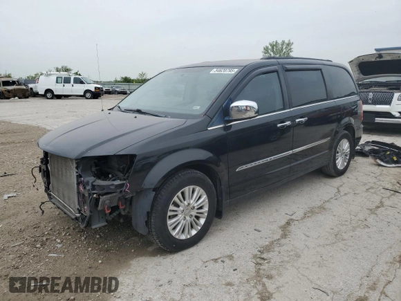 2012 Chrysler Town & Country Touring L with VIN 2C4RC1CG7CR288347, listed as a Copart auction lot 54620795 with 133,827 mi miles and Salvage Title. Bid and sale history available at DreamBid. Image 1.