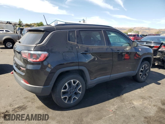 2020 Jeep Compass Trailhawk with VIN 3C4NJDDBXLT159315, listed as a Copart auction lot 66759685 with 99,806 mi miles and Clean title. Bid and sale history available at DreamBid. Image 3.
