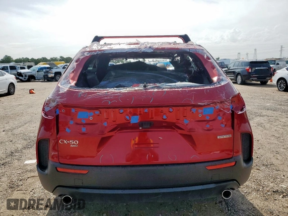 2025 Mazda CX-50 S Select z VIN 7MMVABAM2SN332351, wystawiony jako Copart lot #60495185 z przebiegiem 493 mil mil oraz Szkoda całkowita • Salvage title. Historia ofert i sprzedaży dostępna na DreamBid. Obrazek 6.