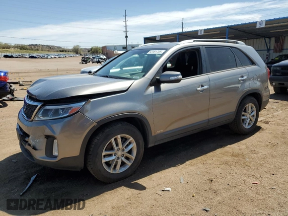 2014 Kia Sorento LX with VIN 5XYKTCA68EG464742, listed as a Copart auction lot 53181755 with 103,465 mi miles and Clean Title. Bid and sale history available at carsss.com. Image 1.