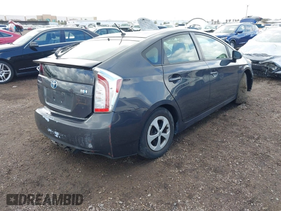 2015 Toyota Prius Four with VIN JTDKN3DU1F0398370, listed as a IAAI auction lot 41925595 with 130,131 mi miles. Bid and sale history available at carsss.com. Image 4.