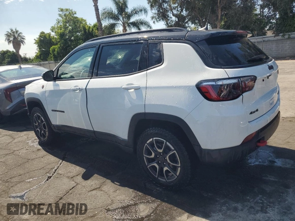 2025 Jeep Compass Trailhawk with VIN 3C4NJDDN4ST536911, listed as a Copart auction lot 65444215 with 16,172 mi miles and Clean title. Bid and sale history available at DreamBid. Image 2.
