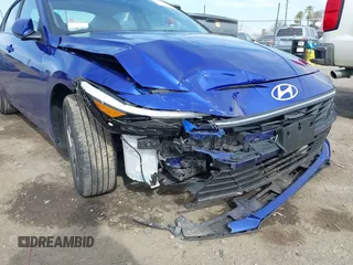 2024 Hyundai Elantra SEL with VIN KMHLM4DGXRU820751, listed as a IAAI auction lot 41600603 with 9,137 mi miles and . Bid and sale history available at DreamBid. Image 6.