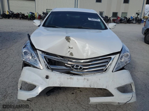 2013 Hyundai Azera with VIN KMHFG4JG2DA218865, listed as a Copart auction lot 79043754 with 135,506 mi miles and Salvage Title. Bid and sale history available at carsss.com. Image 5.