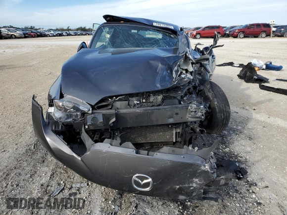 2018 Mazda MX-5 Miata RF Club with VIN JM1NDAL76J0205218, listed as a Copart auction lot 78615383 with 0 mi miles and Non Repairable. Bid and sale history available at carsss.com. Image 5.