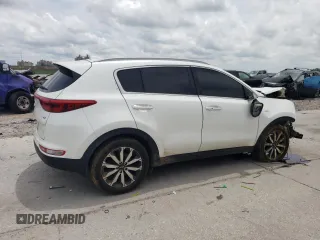 2018 Kia Sportage EX with VIN KNDPNCAC5J7404155, listed as a Copart auction lot 55111775 with 189,691 mi miles and Salvage title. Bid and sale history available at DreamBid. Image 3.