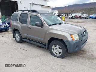 2005 Nissan Xterra S with VIN 5N1AN08W95C614139, listed as a IAAI auction lot 41866564 with 161,643 mi miles and . Bid and sale history available at DreamBid. Image 1.