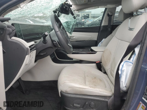 2025 Hyundai Tucson Limited with VIN 5NMJE3DE7SH465116, listed as a Copart auction lot 83643814 with 2,242 mi miles and Salvage Title. Bid and sale history available at carsss.com. Image 7.